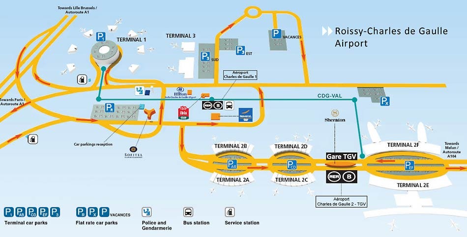 Aeroporto Charles De Gaulle Laeroporto Principale Di Parigi