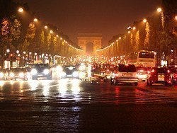 París en coche, atasco