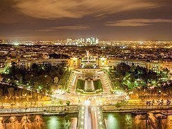 Vistas desde el restaurante de la Torre Eiffel
