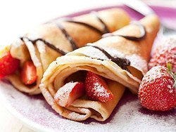 Eating in Paris, crepe