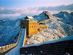 Gran Muralla China en invierno
