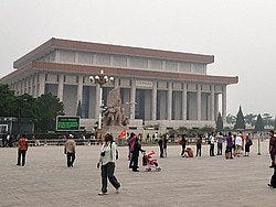 Mausoleo de Mao en la Plaza de Tian'anmen