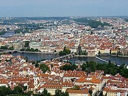 Petrin, vue sur Prague