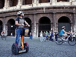 Passeando por Roma de Segway