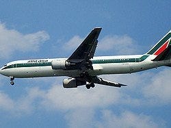 Avião da Alitalia