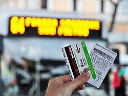 Passagem de transporte de Roma