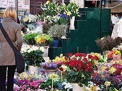 Campo dei Fiori, puesto de Flores