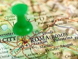 Como chegar em Roma