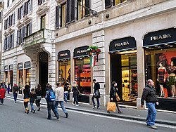 Moda en la Via Condotti