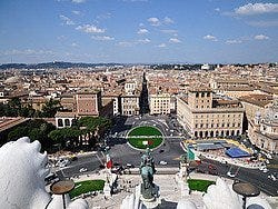 Monumento a Víctor Manuel II, vistas