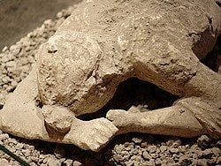 Pompeia, erupção do Vesúvio