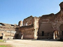 Termas de Caracalla, interior