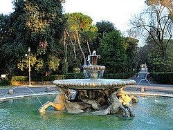 Villa Borghese, fuente