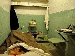 Alcatraz, recreación de una celda