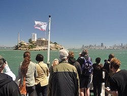 Alcatraz desde el barco
