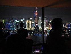 Bar Panorámico en Shanghái, Vue Bar