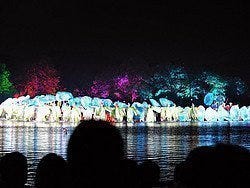 Hangzhou, Espectáculo nocturno en el Lago del Oeste