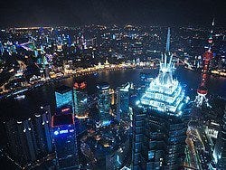Shanghai, vistas desde el World Financial Center