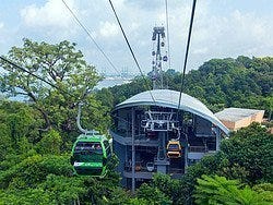 Teleférico a Isla Sentosa