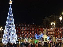 Plaza Mayor en Navidad