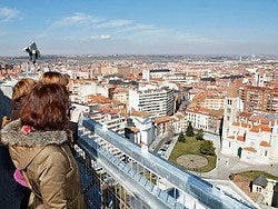 Vistas desde la torre de la Catedral de Valladolid