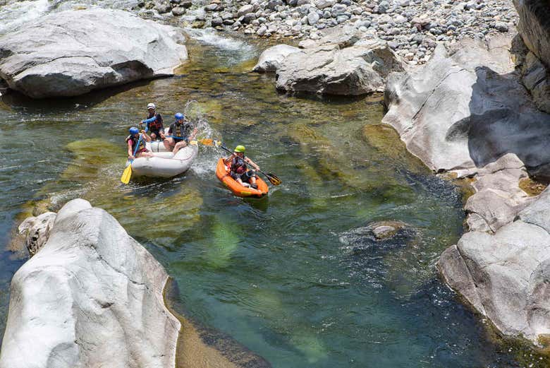 Rafting en el río Cangrejal desde La Ceiba