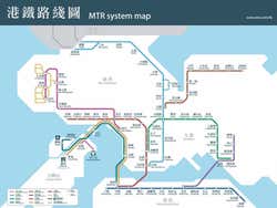 Metropolitana di Hong Kong: piantina