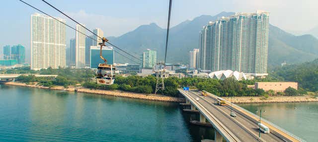 L'île de Lantau entre terre, ciel et mer