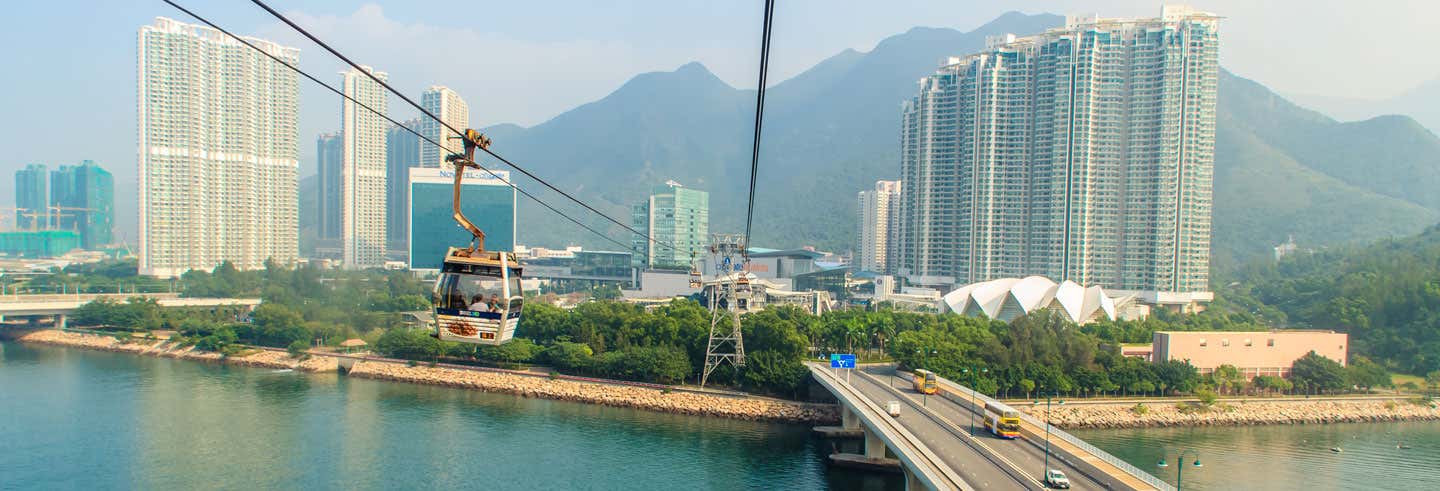 L'Isola di Lantau via terra, mare e aria