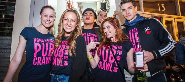 Pub Crawl. Tour por bares de Hong Kong!