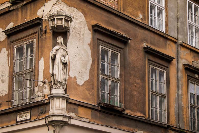 Edificio antiguo en el barrio judío