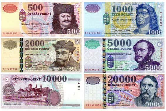 Monnaie Budapest Pi ces Billets Et Argent Budapest