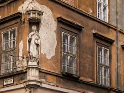 Edificio antiguo en el barrio judío