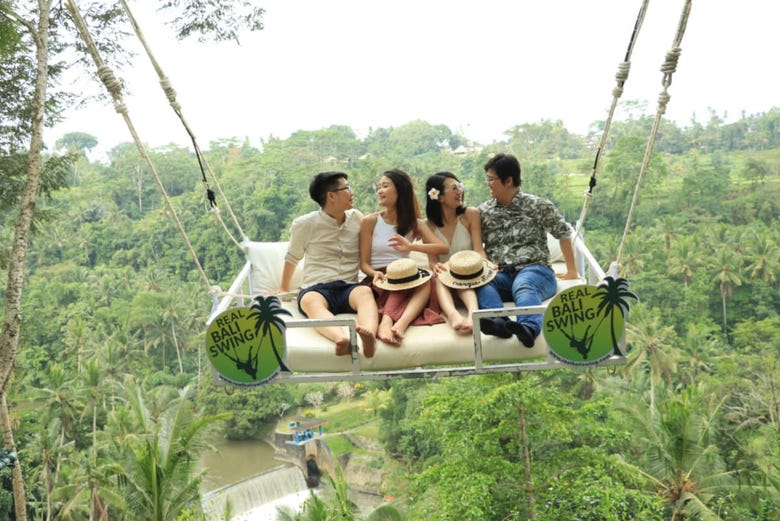 Excursion au parc  de balan oires Bali  Swing Civitatis com