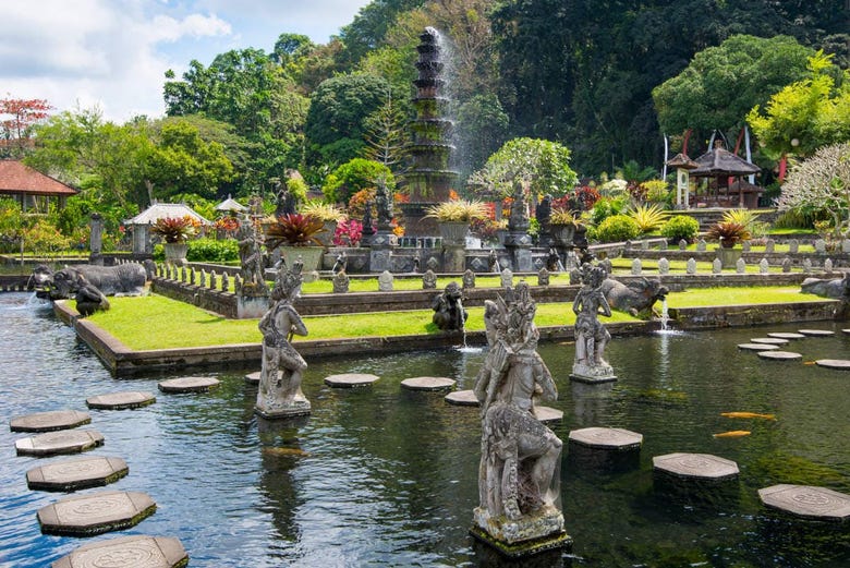  Palais  des eaux de Taman Ujung  et Tirta Gangga Bali
