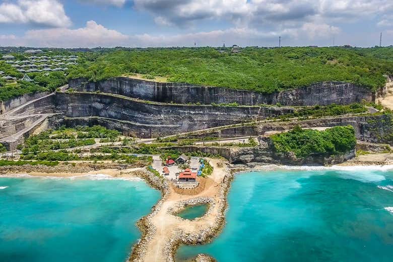 Excursion aux plages  de Geger et de Green Bowl depuis Bali 