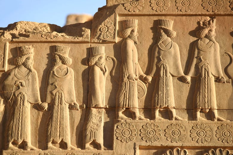 Bas-relief sculptures in Persepolis