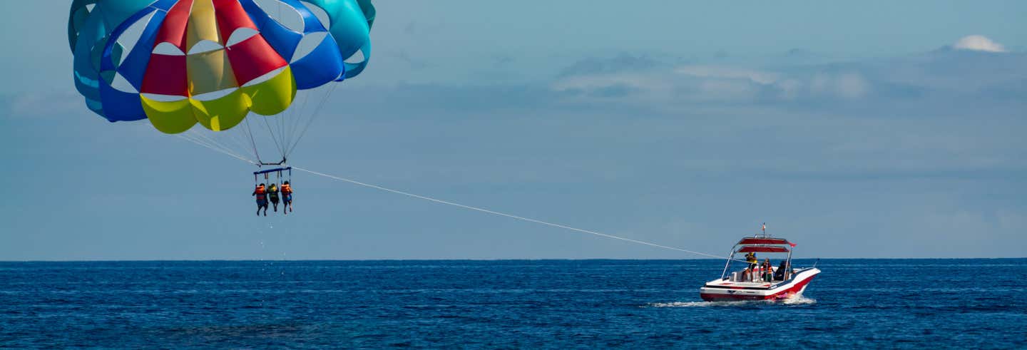 Parasailing en Isla Mauricio