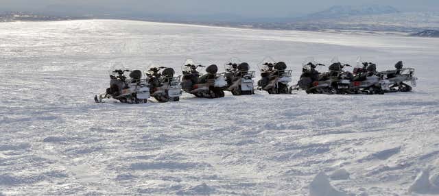 Aventura de moto de neve + Caverna glaciar Langjökull