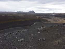 Estacionamento em Hverfjall