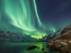 Aurora boreal en Islandia