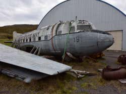 Avião abandonado nos Fiordes do Oeste