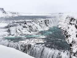 Gullfoss no inverno