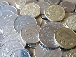 Moedas de coroas islandesas