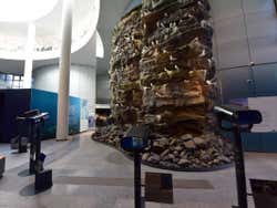 Recreación de acantilado en Museo Perlan