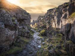 Atardecer en Thingvellir