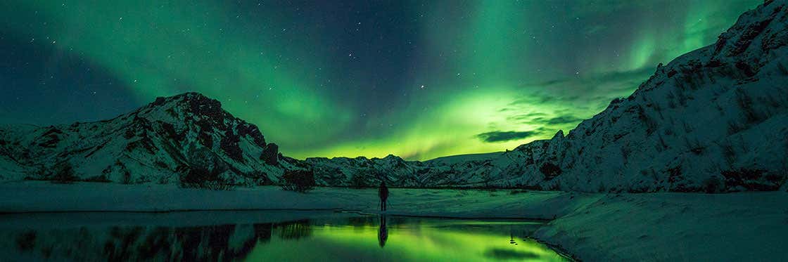 Aurora boreal en Islandia