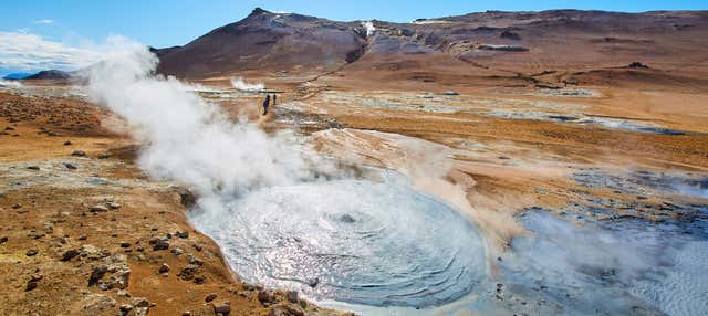 Entrada a los baños termales de Mývatn