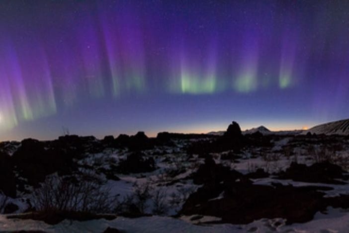 Resultado de imagen de aurora boreal islandia