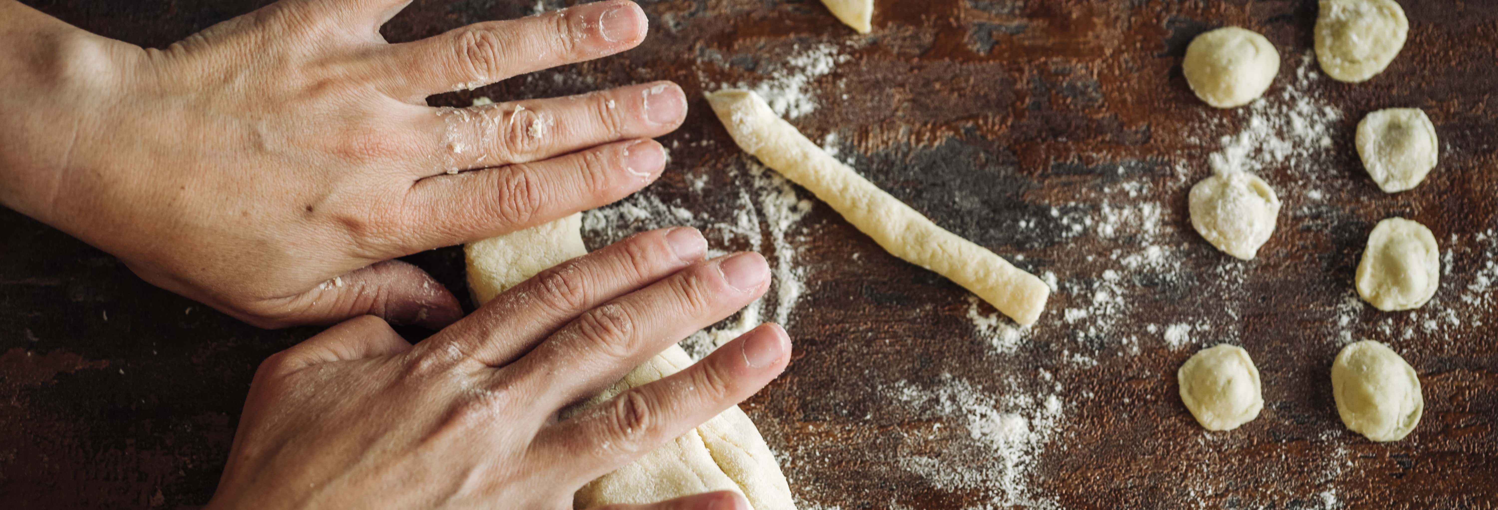 Clase de preparación de pasta + comida